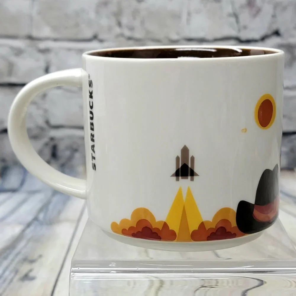 STARBUCKS HOUSTON You Are Here Collection Coffee Cup Mug 14‎ oz. Rodeo Skyline